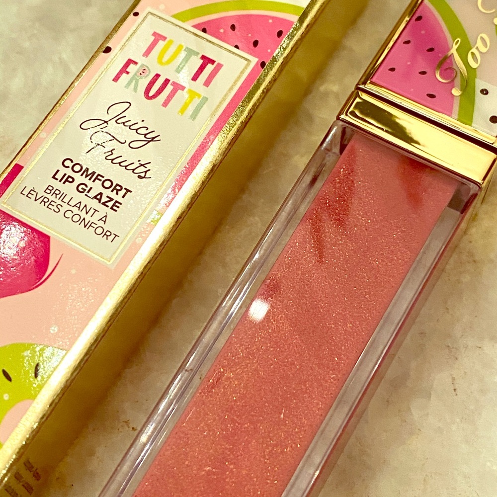 3 for $10 / Too Faced Comfort Lip Glaze in Homeslice